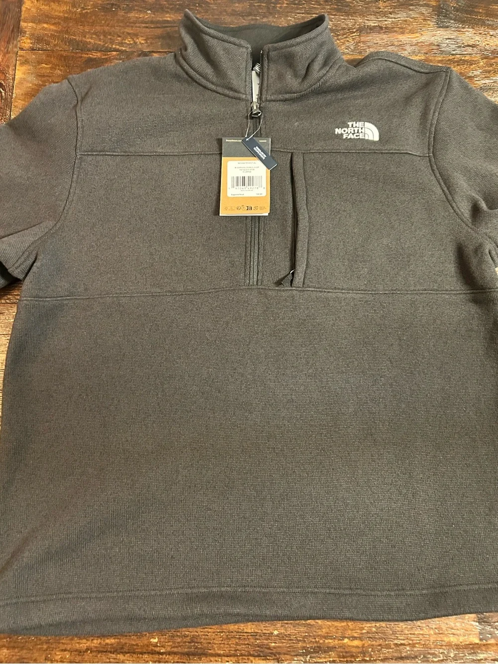 The North Face - Gordon Lyons 1/4-Zip Jacket - Men's - Black Heathered